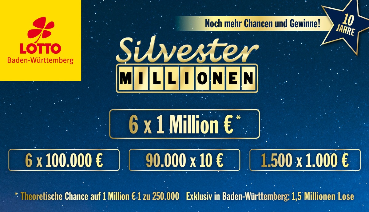 Lotterie Silvester-Millionen: Hälfte der Lose vergriffen | Presseportal